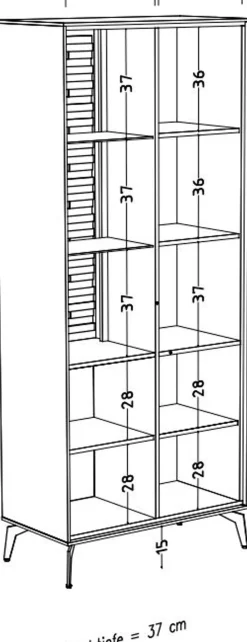 Mäusbacher Vitrinen|Vitrine Meran