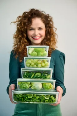 Mepal Vorratsdose Easyclip Glas 1500 ml