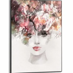 New Wandbild 50 x 70 cm Aquarel Beauty Bilder Mit Rahmen