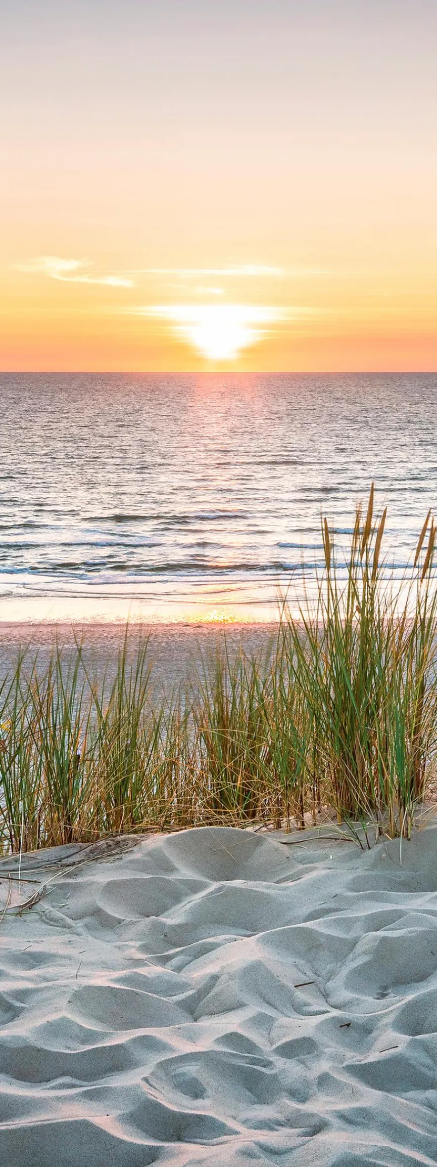 EUROART Wandbild 30 x 80 cm Beautiful Sunset IV