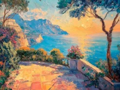 EUROART Bilder Ohne Rahmen|Wandbild 60 x 80 cm Beautiful View IV