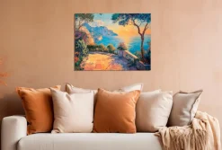 EUROART Bilder Ohne Rahmen|Wandbild 60 x 80 cm Beautiful View IV