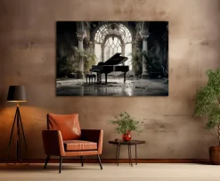 Sale Wandbild 80 x 120 cm Black Piano II Bilder Ohne Rahmen