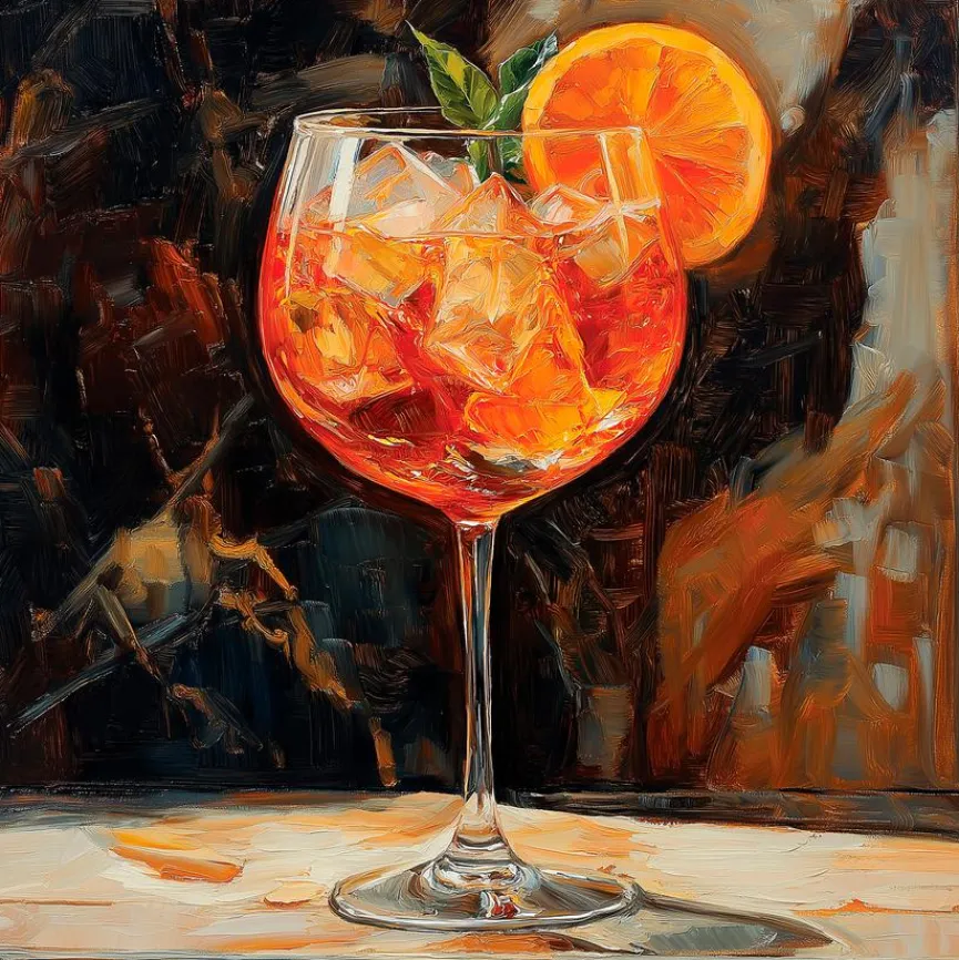 EUROART Wandbild 30 x 30 cm Colourful Cocktails X