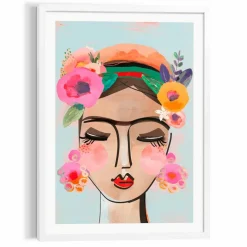Reinders Bilder Mit Rahmen|Wandbild 50 x 70 cm Colourful Face