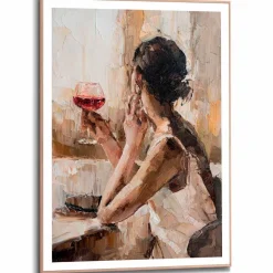 Reinders Bilder Mit Rahmen|Wandbild 50 x 70 cm Drinking Wine
