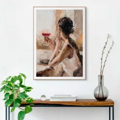 Reinders Bilder Mit Rahmen|Wandbild 50 x 70 cm Drinking Wine