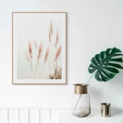 New Wandbild 30 x 40 cm Dune Grass Bilder Mit Rahmen