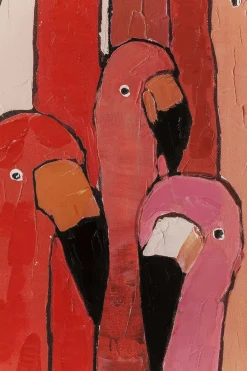 KARE DESIGN Wandbild 120 x 90 cm Flamingo Meeting