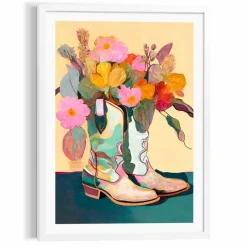 Reinders Wandbild 50 x 70 cm Flower Boots