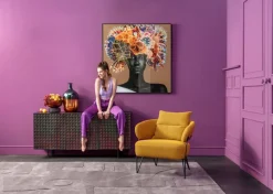 KARE DESIGN Bilder Mit Rahmen|Bilder Nach Themen|Wandbild 120 x 120 cm Flower Hair 55422