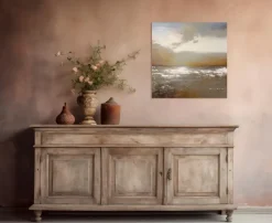 Outlet Wandbild 50 x 50 cm Golden Beach II Bilder Ohne Rahmen