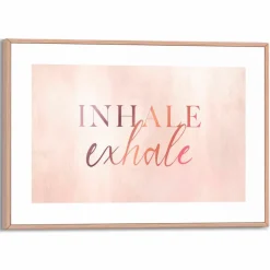 Reinders Wandbild 20 x 30 cm Inhale Exhale
