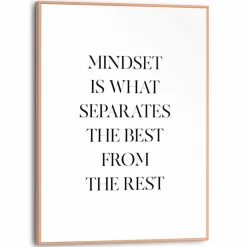 Sale Wandbild 30 x 40 cm Mindset Bilder Mit Rahmen