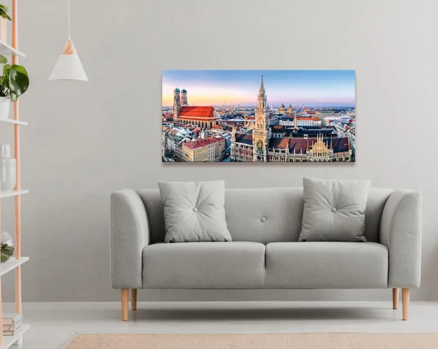 Clearance Wandbild 55 x 115 cm Munich panorama I Bilder Ohne Rahmen|Bilder Nach Themen