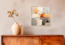 Sale Wandbild 30 x 30 cm Natural Harmony II Bilder Mit Rahmen