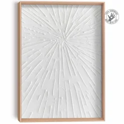 New Wandbild 30 x 40 cm Small Beams Bilder Mit Rahmen