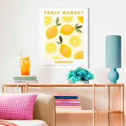 New Wandbild 40 x 50 cm Sorrento Lemons Bilder Mit Rahmen