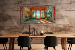 EUROART Wandbild 55 x 115 cm Spectacular View IV