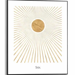 Clearance Wandbild 40 x 50 cm Sun Bilder Mit Rahmen