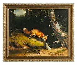 Wandbild 47,6 x 47,6 cm The Fox