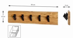 Garderobenständer & -Haken|Wandgarderobe Rivera