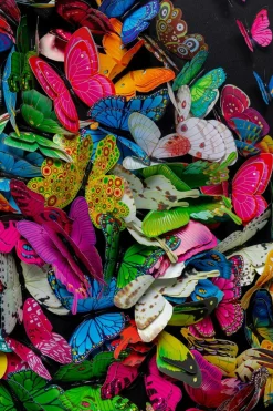 Hot Wandobjekt 120 x 120 cm Fafalla 51628 Wandobjekte|Bilder Mit Rahmen