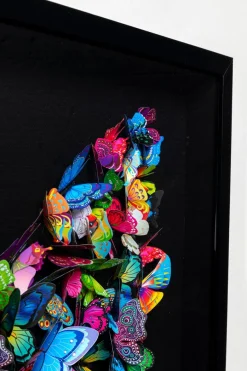 Hot Wandobjekt 120 x 120 cm Fafalla 51628 Wandobjekte|Bilder Mit Rahmen