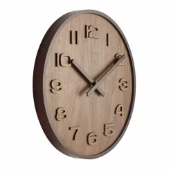 Nextime Wanduhren|Wanduhr Wood Wood Ø 35 cm