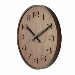 Nextime Wanduhren|Wanduhr Wood Wood Ø 35 cm