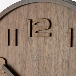 Nextime Wanduhren|Wanduhr Wood Wood Ø 35 cm
