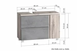 Held-Möbel Waschbeckenunterschränke|Waschbeckenunterschrank Monza