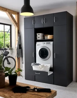 WIMEX Waschmaschineneinbauschrank Multiraumkonzept