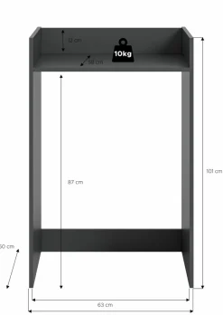 Waschmaschinenumbauschrank Lucca