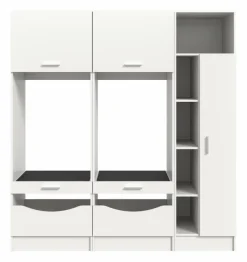 Geräteschränke|Waschmaschinenumbau-Set Lucca