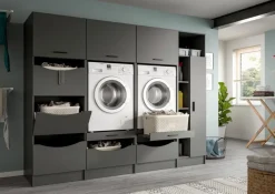 Discount Waschmaschinenumbau-Set Lucca Geräteschränke