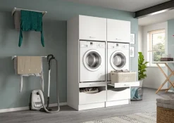 Geräteschränke|Waschmaschinenumbau-Set Lucca