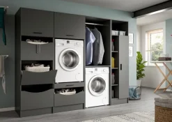 Geräteschränke|Waschmaschinenumbau-Set Lucca