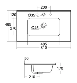 Held-Möbel Waschbeckenunterschränke|Waschtischunterschrank Rossario
