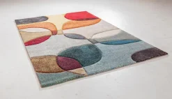 Outlet Webteppich Curves 133 x 190 cm Moderne Teppiche