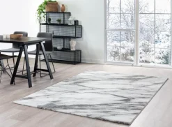 Webteppich Marbling 67 x 130 cm Moderne Teppiche