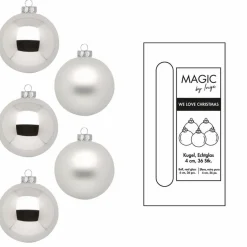 Für Den Weihnachtsbaum|Weihnachtskugel Silver 36tlg.
