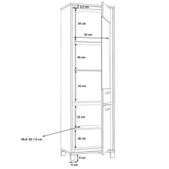 FORTE Wohnwand Farida