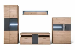 Outlet Wohnwand Cortona 4tlg. Wohnwände & Tv-Lowboards