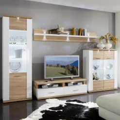 decodom Wohnwände & Tv-Lowboards|Wohnwand Manhattan 4tlg.