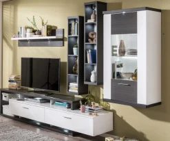 Clearance Wohnwand Manhattan 5tlg. Wohnwände & Tv-Lowboards